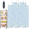 JCBritw Standing LED Grow Light，Adjustable Dual Head T12 Bar Plant Light, White 6500K Full Spectrum Plant Grow Lamp on Stand for Indoor Plants Seed Starting, Seedlings, Veg, Flower 4