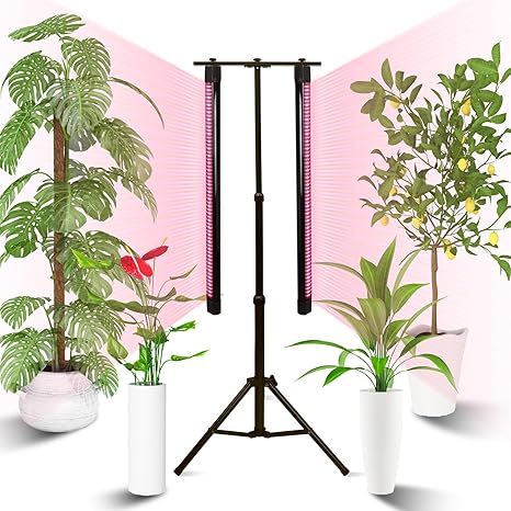 LED Grow Light Full Spectrum, 3.28ft 30W Grow Light Standing Plant Grow Lamp for Indoor Plants Seed Starting & Hydroponic Growing, 39in-58in Adjustable with Heavy Metals Stand LED Grow Light Full Spectrum, 3.28ft 30W Grow Light Standing Plant Grow Lamp for Indoor Plants Seed Starting & Hydroponic Growing, 39in-58in Adjustable with Heavy Metals Stand