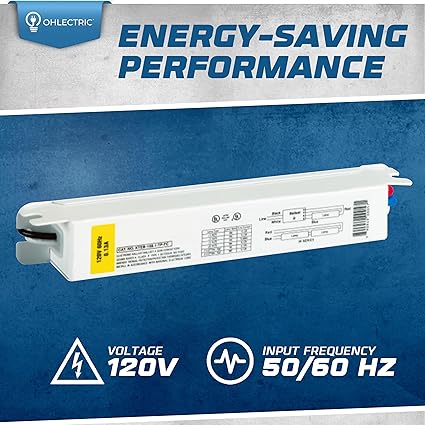 OHLECTRIC Replacement for Keystone KTEB-108-1-TP-FC-MB 1 Lamp T5 Electronic Fluorescent Ballast – Normal Power Factor with Rapid Start Operation – Finger Case with Mounting Bracket | UL-Approved 2 OHLECTRIC Replacement for Keystone KTEB-108-1-TP-FC-MB 1 Lamp T5 Electronic Fluorescent Ballast - Normal Power Factor with Rapid Start Operation - Finger Case with Mounting Bracket | UL-Approved - Image 2