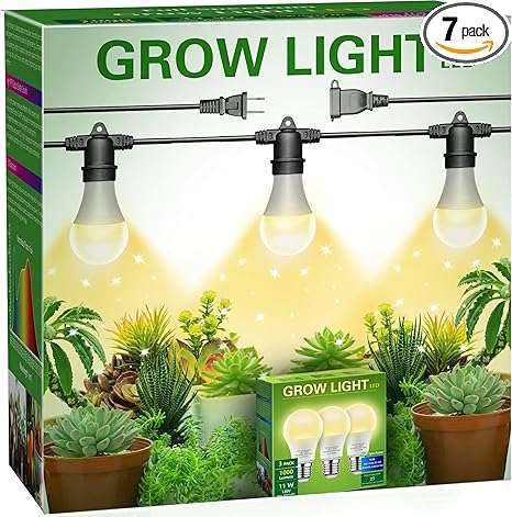 Briignite LED Grow Light Bulb 4 Pack & 3 Hanging Grow Light Briignite LED Grow Light Bulb 4 Pack & 3 Hanging Grow Light