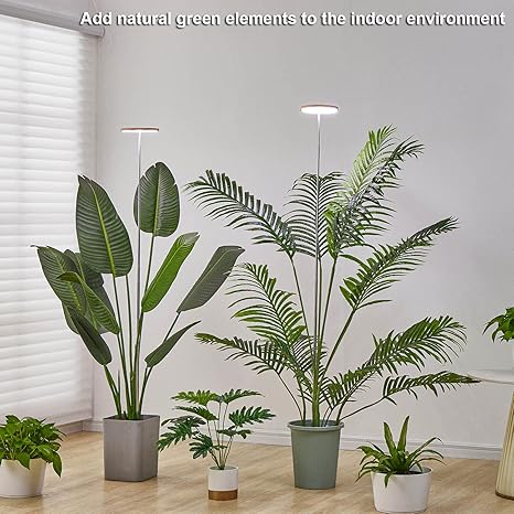 Plant Grow Light,yadoker LED Growing Light Full Spectrum for Indoor Plants,Height Adjustable, Automatic Timer, 5V Low Safe Voltage,Idea for Large Plant Light 2 Plant Grow Light,yadoker LED Growing Light Full Spectrum for Indoor Plants,Height Adjustable, Automatic Timer, 5V Low Safe Voltage,Idea for Large Plant Light - Image 2
