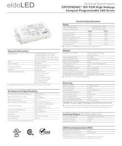 eldoLED | *274a3x OTi95W/120-277/2A5 DIM-1/J | LED Driver | Replacement for 58019 Osram 2